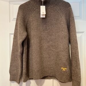 Tory Burch Taupe Knit Sweater